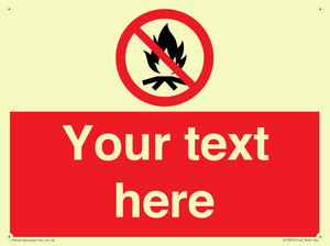 Custom prohibition No campfire